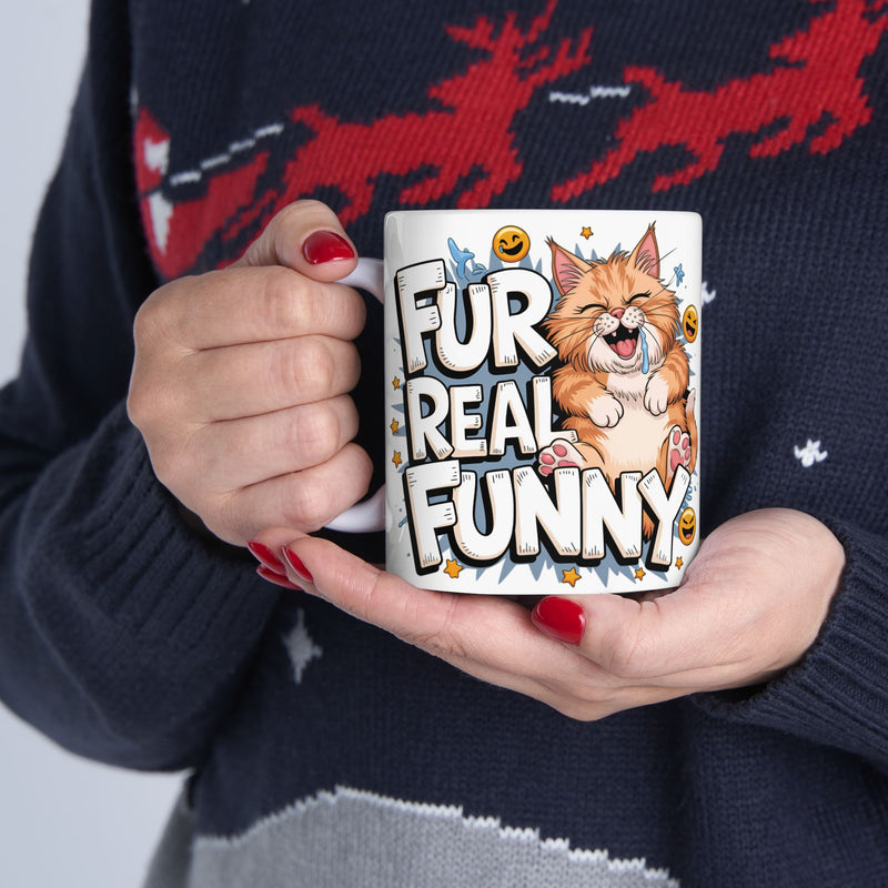 Funny Cat Ceramic Mug - Perfect for Cat Lovers, Gift for Friends, Birthday Present, Morning Coffee, Cute Decor