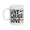 Live Laugh Love Inspirational Mug | Motivational Coffee Cup – Live Laugh Love | Live Laugh Love Ceramic Coffee Mug | Positive Vibes Live Laugh Love Mug | Live Laugh Love Quote Coffee Cup | Uplifting Live Laugh Love Mug | Live Laugh Love Gift Mug | Inspirational Quote Mug – Live Laugh Love | Live Laugh Love Motivational Drinkware | Live Laugh Love Office Coffee Mug |