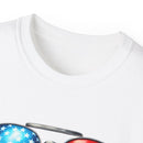 Patriotic Sunglasses Tee – Unisex 4th of July Shirt | American Flag Shades T-Shirt – Independence Day Style | Red White & Cool Tee – USA Sunglasses Graphic Shirt | 4th of July T-Shirt – Patriotic Sunglasses Design | Unisex USA Tee – Stars and Stripes Sunglasses | Freedom Shades Tee – Ultra Cotton Patriotic Shirt | Cool American Tee – Sunglasses and Flag Vibe | Independence Day Shirt – Bold Patriotic Graphic | Star-Spangled Shades Shirt – July 4th Favorite | Patriotic Graphic Tee – Unisex Cotton Comfort |