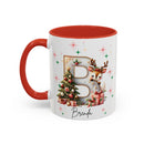 Festive Reindeer Accent Coffee Mug for Holiday Cheer, Christmas Gift, Winter Decor, Hot Cocoa Mug, Cozy Home Essentials