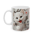 Whimsical Cat Mug – Really Need Coffee Design
