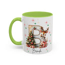 Festive Reindeer Accent Coffee Mug for Holiday Cheer, Christmas Gift, Winter Decor, Hot Cocoa Mug, Cozy Home Essentials