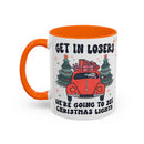 Christmas Accent Coffee Mug, Holiday Gift, Festive Mug, Merry Christmas Cup, Seasonal Beverage Tumbler, Cozy Winter Drinkware