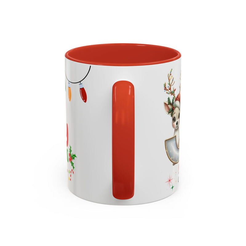 Festive Christmas Coffee Mug - Merry Christmas Decor, Holiday Gift, Warm Beverage Cup, Kitchen Essentials, Xmas Morning