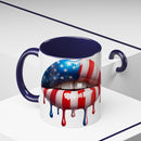 Patriotic Lips Mug – 4th of July Coffee Cup | Red White & Blue Lips Mug – USA Pride Drinkware | 4th of July Mug – Patriotic Lip Print Design | American Flag Lips Mug – Independence Day Cup | USA Coffee Mug – Bold Patriotic Lips Style | Freedom Kiss Mug – Red White & Blue Accent Cup | Patriotic Kiss Mug – Fun 4th of July Gift Idea | Stars and Stripes Lips Mug – USA Themed Cup | All-American Lips Mug – Festive Holiday Drinkware | July 4th Coffee Mug – Bold Lip Graphic Cup |