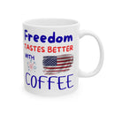 Patriotic Highland Cow Mug – Funny 4th of July Coffee Cup | USA Cow Lover Mug – Red, White & Moo Design | Independence Day Cow Mug – Unique Gift for Farmers | Funny Highland Cow Mug – American Flag Glasses Edition | 4th of July Mug – Highland Cow in Patriotic Style | Farm Animal Mug – Patriotic Highland Cow Gift Idea | Red White and Moo Mug – Cute Cow Coffee Cup | Highland Cow USA Mug – Funny Holiday Drinkware | Cow Print Mug – 4th of July Edition | Quirky Cow Mug – Patriotic Design for Animal Lovers 