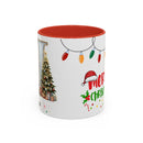 Festive Christmas Coffee Mug - Merry Christmas Decor, Holiday Gift, Warm Beverage Cup, Kitchen Essentials, Xmas Morning