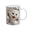 Whimsical Cat Mug – Really Need Coffee Design