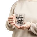 Never Give Up Coffee Mug – Motivational Glass Cup for Daily Inspiration | Encouragement Glass Mug – Uplifting 10oz Gift for Tough Times | Inspirational Mug for Mental Health – Clear Glass “Never Give Up” Cup | 10oz Motivational Coffee Mug – Gift for Positivity and Strength | Never Give Up Glass Mug – Supportive Gift for Friends or Loved Ones | Daily Motivation Glass Mug – Inspirational Quote Coffee Cup | Stay Strong Mug – Clear Glass Cup with Positive Message | Uplifting 10oz Mug – Encouragement Gift for Se