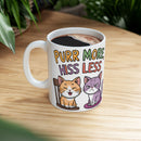 Funny Cat Ceramic Mug - Perfect Gift for Cat Lovers, Coffee, Tea, Pet Owners, Birthday Mug, Humor