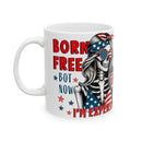 Patriotic Skull Mug – American Flag Coffee Cup | USA Skull Mug – Independence Day Drinkware | Red White & Blue Skull Mug – 4th of July Gift | American Skull Coffee Mug – Freedom with Attitude | Flag Skull Mug – Patriotic Gift for Him | 4th of July Skull Mug – Bold USA Design | Edgy Patriotic Mug – Skull & Stars Style | Freedom Skull Mug – Veteran Gift Idea | Rebellious USA Mug – American Flag Skull Art | Independence Day Mug – Skull Design for Patriots |