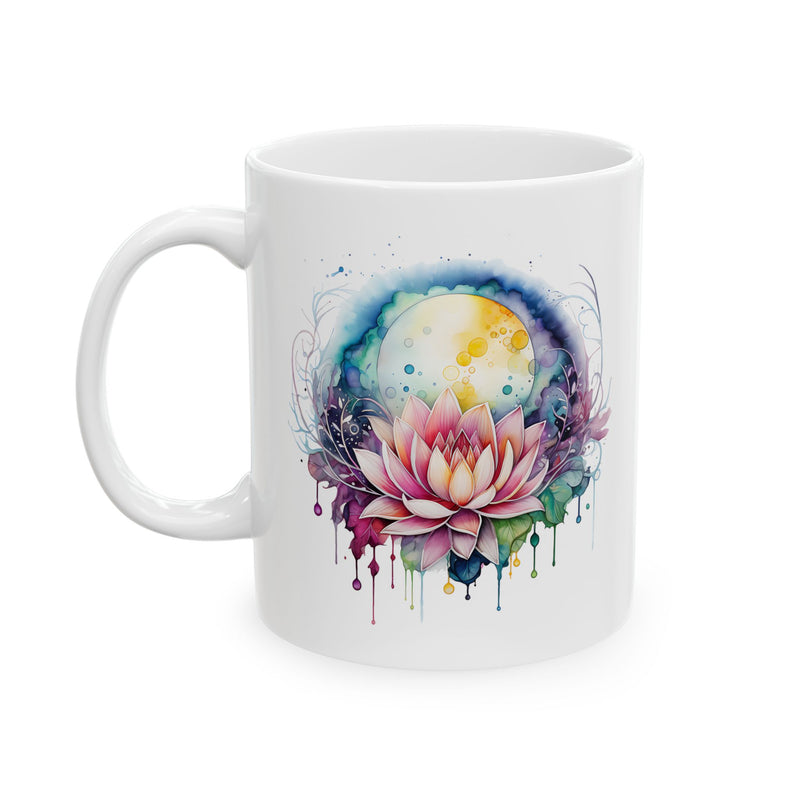 Cosmic Bloom Mug – Rise and Shine From Within