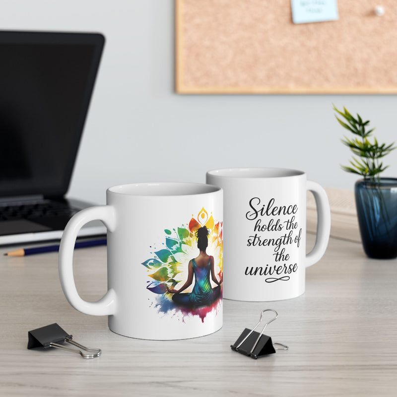 Sacred Silence Mug  Strength in Stillness