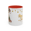 Festive Christmas Coffee Mug, Merry Christmas Mug, Holiday Drinkware, Xmas Gift Idea, Cheerful Tea Cup, Seasonal Kitchen Decor