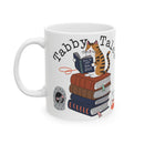 Whimsical Cat Tales Ceramic Mug | Perfect Gift for Cat Lovers, Bookworms, Coffee Enthusiasts, Home & Office Decor, Animal-Themed Gift